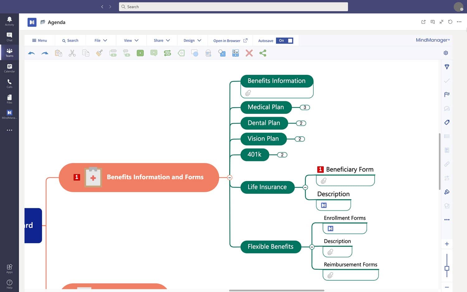 mind mapping software microsoft teams